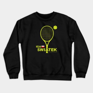 IGA SWIATEK, tennis player, Poland Crewneck Sweatshirt